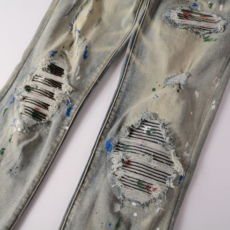 2025 New Men's Ripped Jeans