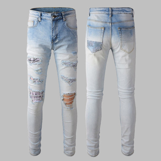 2025 New Men's Ripped Jeans