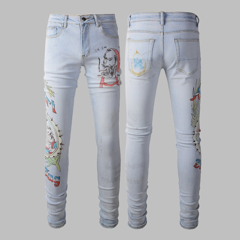 2025 New Men's Ripped Jeans