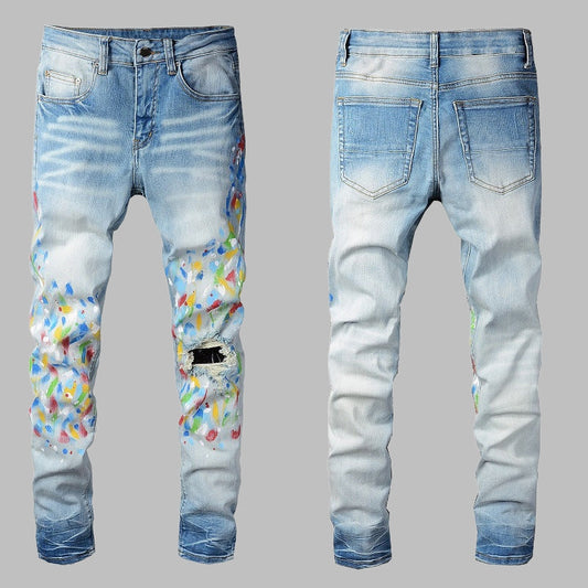 2025 New Men's Ripped Jeans