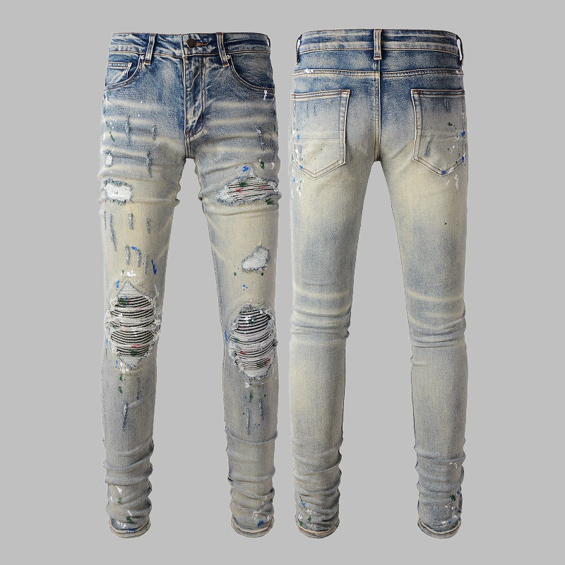 2025 New Men's Ripped Jeans