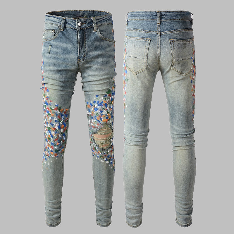 2025 New Men's Ripped Jeans