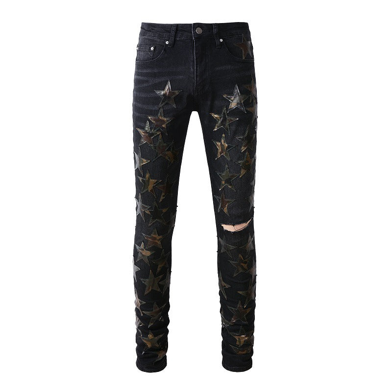 2025 New Men's Ripped Jeans