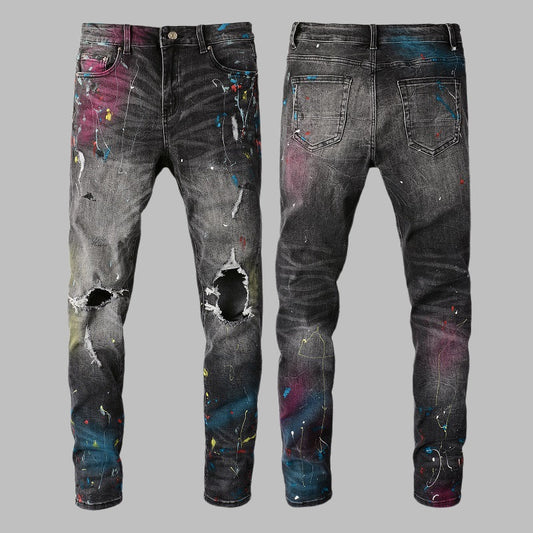 2025 New Men's Ripped Jeans