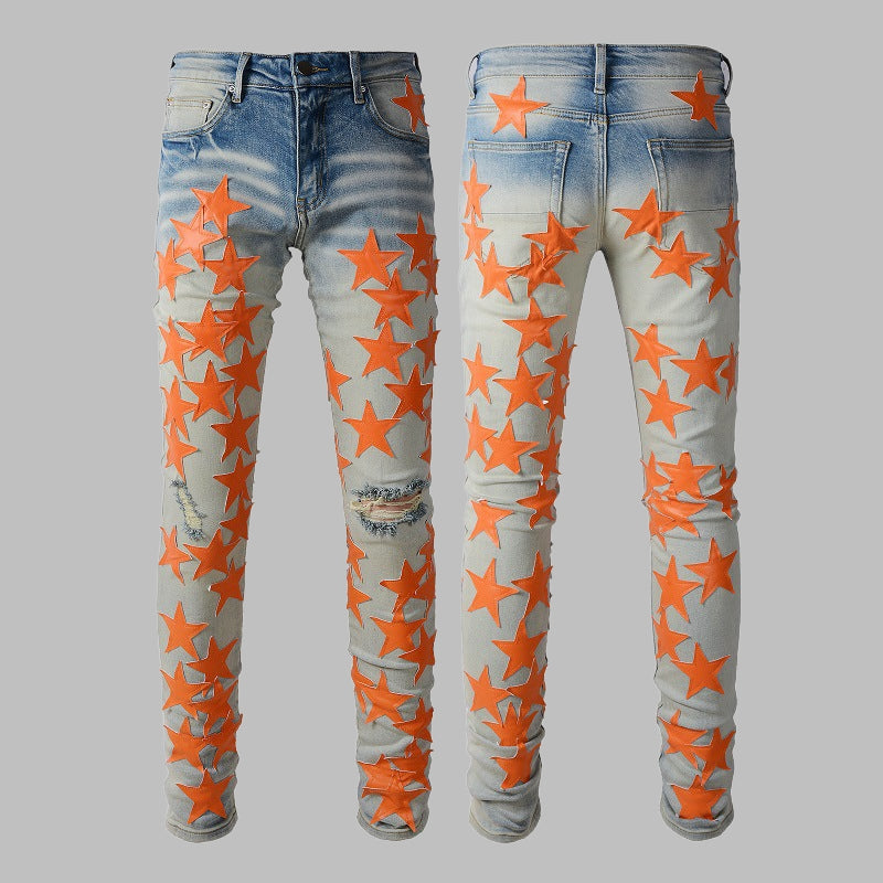 2025 New Men's Ripped Jeans