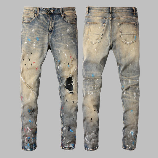 2025 New Men's Ripped Jeans