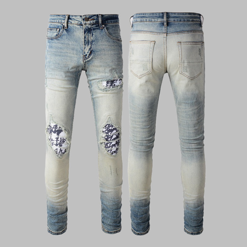 2025 New Men's Ripped Jeans