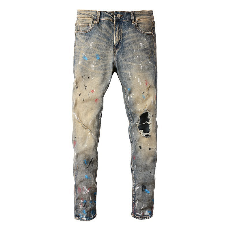 2025 New Men's Ripped Jeans