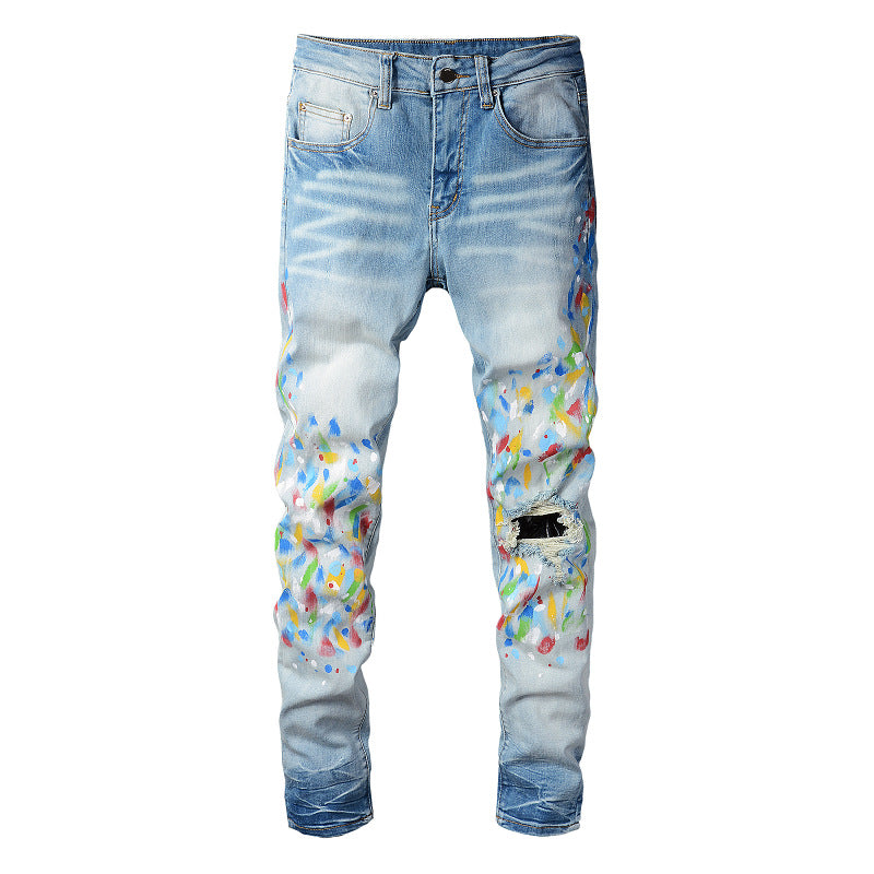 2025 New Men's Ripped Jeans