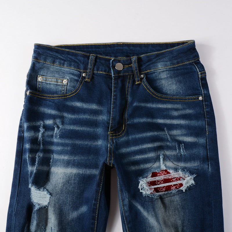 2025 New Men's Ripped Jeans
