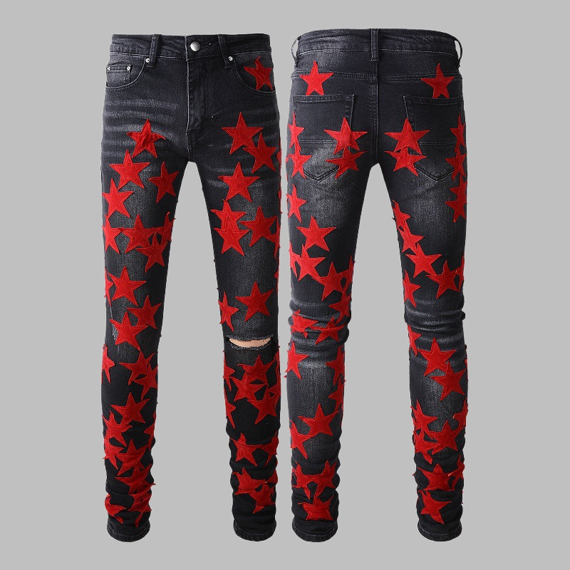 2025 New Men's Ripped Jeans