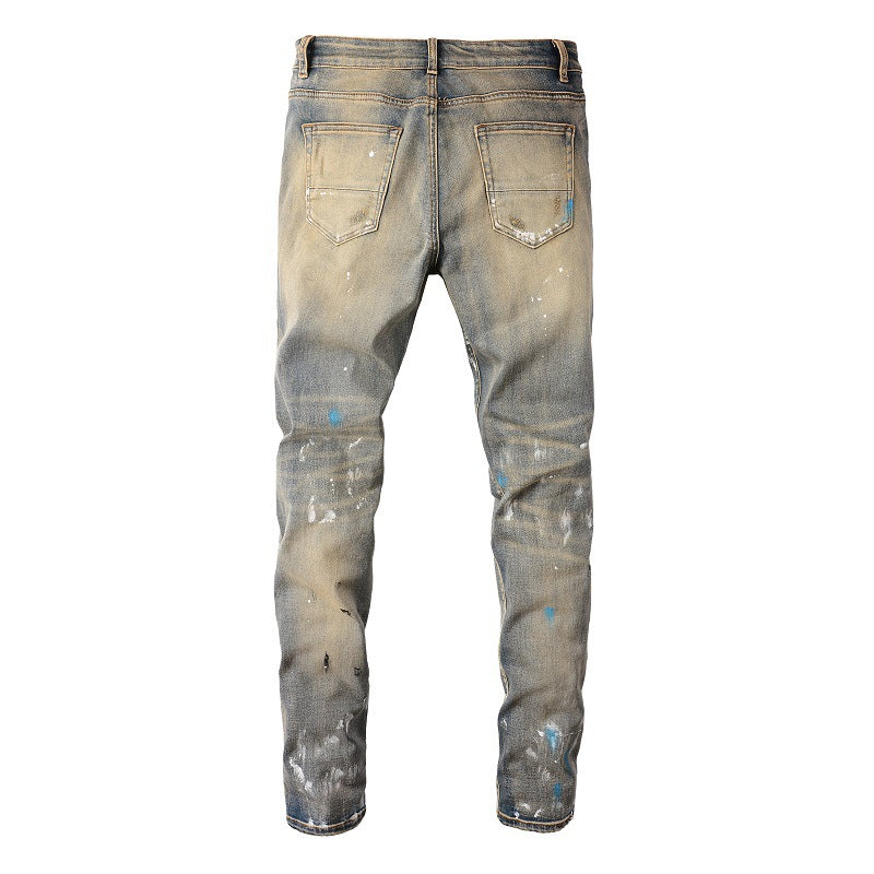 2025 New Men's Ripped Jeans