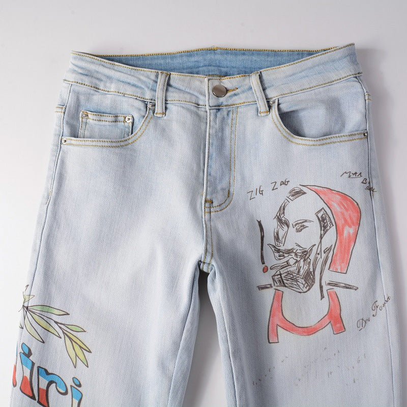 2025 New Men's Ripped Jeans