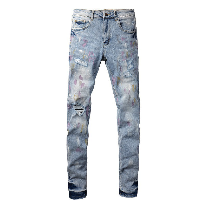 2025 New Men's Ripped Jeans