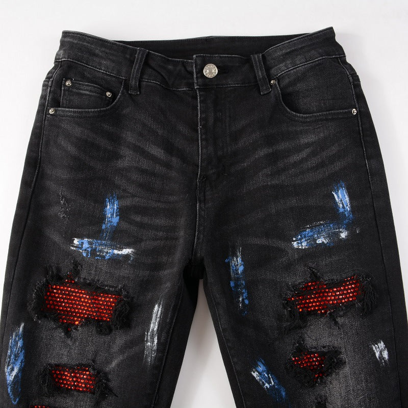 2025 New Men's Ripped Jeans