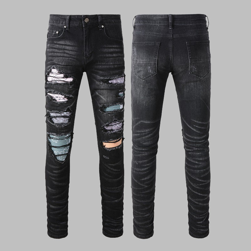 2025 New Men's Ripped Jeans