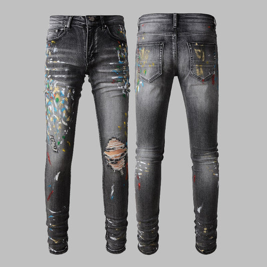2025 New Men's Ripped Jeans