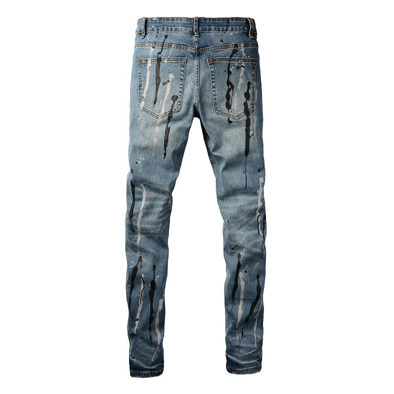 2025 New Men's Ripped Jeans