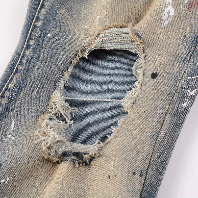 2025 New Men's Ripped Jeans