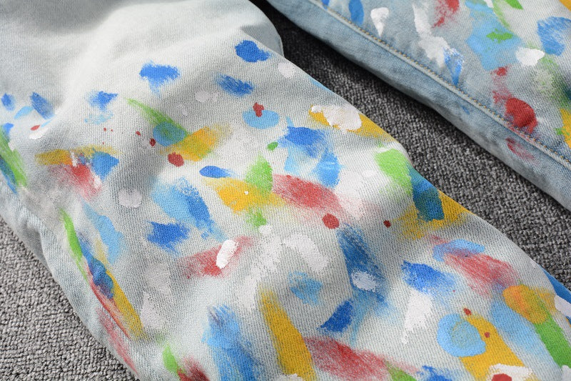 2025 New Men's Ripped Jeans