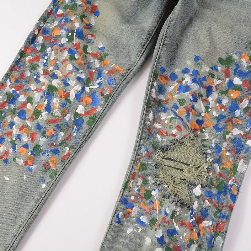 2025 New Men's Ripped Jeans