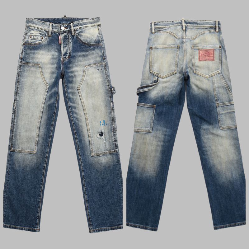 2026-DSQ2 Real Shots Men's Jeans