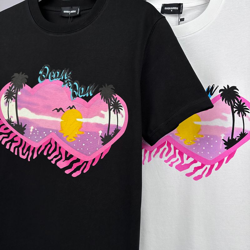 2026 DSQ2 New Men's Short Sleeve T-Shirt